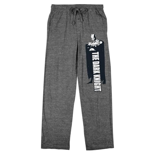 Bioworld Batman The Dark Knight Men's Gray Heather Sleep Pajama Pants