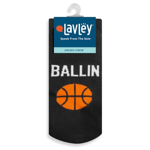 Image of Lavley Funny Socks for Sports Fans and Players - Cool Novelty Gifts for Men, Women, & Teens