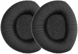 kwmobile Replacement Ear Pads Compatible with Sennheiser RS160 / RS170 / RS180 - Earpads Set for Headphones - Black
