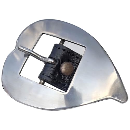 Fivela de Coração Acço Inox Para Correia De Cinto