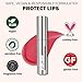 Lip Tint Stain Peel Off NEW FORMULA - Long Lasting, Transfer Proof and Waterproof Lip Makeup, Matte Finish Lip Stain Peel Off, Infused with Vitamin E & Algin & Hydroxyacetophenone, #001 Rose Wood