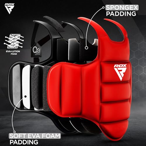 image for RDX Boxing Chest Guard Reversible, Kickboxing MMA Muay Thai Body Prote