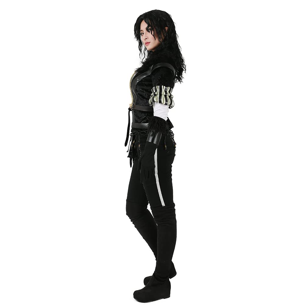 miccostumes Women's Anime Costume Jacket Pants and Accessories for Witch Cosplay: Medium