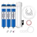 150 GPD RO Membrane with Reverse Osmosis Membrane Housing Set (1 Set) & 150 GPD RO Membrane (2 Pack), Reverse Osmosis Filter Replacement Kit, RO Membrane Housing Set for Maple Syrup RO System