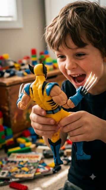 Image of Wolverine Figure Collectible PVC Statue for Kids & Collectors Premium Muscular Design | (WOLVBRLNE)