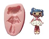 COMPLETE LALALOOPSY, (MEASUREMENTS SECOND PICTURE/ NO RETURNS ) Silicone Mold By Oh! Sweet Art , Cupcake Toppers
