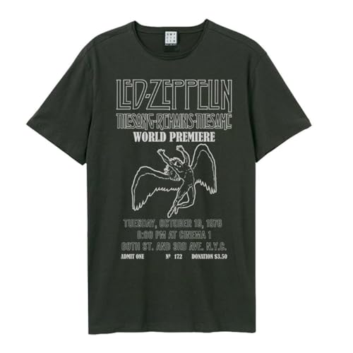 T-Shirt The Song Remains The Same Amplified : confort durable fini les hauts déformés