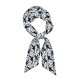 Photo Gallery hkhlhlh killer whale stampa moda autunno seta sensazione sciarpa raso testa sciarpa abbigliamento accessorio per le donne 46.9×3.1 pollici, nero , etichettalia unica Photo Gallery hkhlhlh killer whale stampa moda autunno seta sensazione sciarpa raso testa sciarpa abbigliamento accessorio per le donne 46.9×3.1 pollici, nero , etichettalia unica