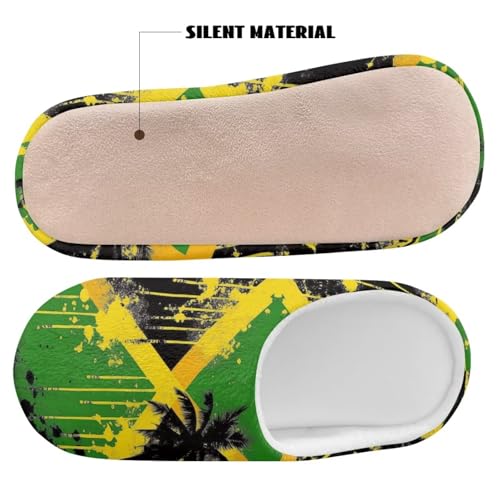 Women's Slippers Plush Warm Fuzzy Slip On Keep Warm Cozy Comfy Indoor House Winter Soft Sole Slippers4