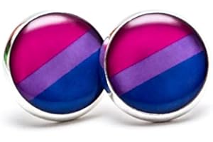 Bisexual Pride Stud Earrings: Embrace Your True Colors