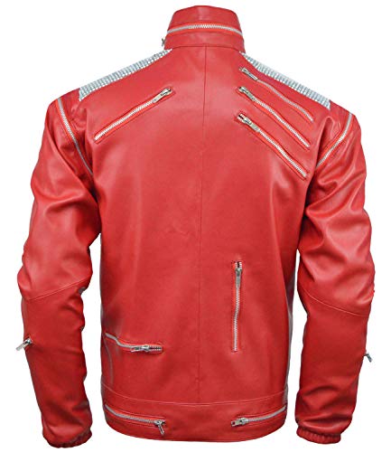 Beat-It Jacket - Red - Faux Leather4