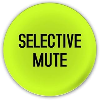 "Selective Mute" Large Pin Button Badge. Disability Awareness Aid. Hidden Disabilities. Mental Health and Non Visible