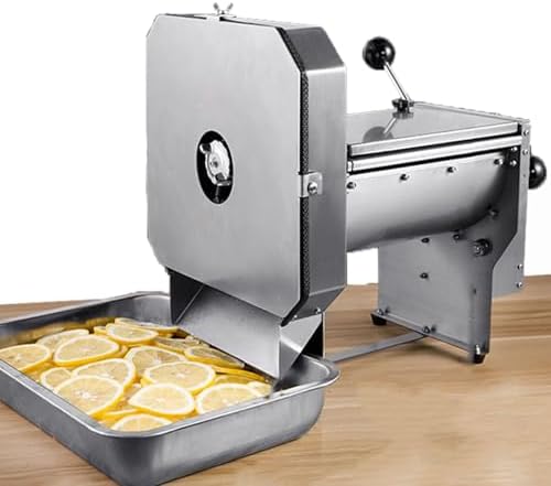 Electric Vegetable Slicer - Adjustable Stainless Steel Food Cutter for Versatile Kitchen Preparation