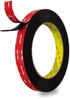 Double Sided Tape Heavy Duty 1/2 inch * 16.5FT，Double Sided mounting Tape for Walls,vhb Strong Double Sided Tape Heavy Duty for Car, LED Strip Light, Home/Office Decor