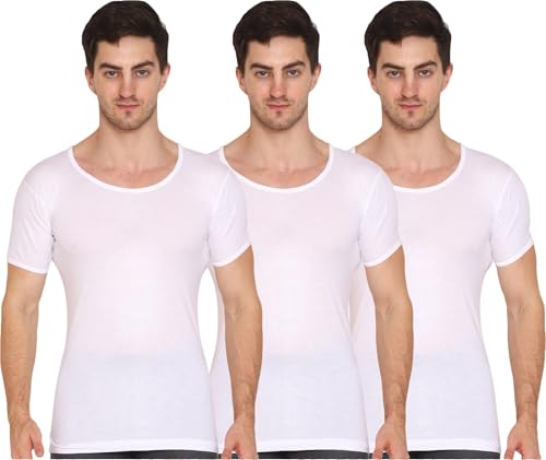 Image of VIP Supreme Men's Cotton Regular Fit Vest (Pack Of 3)