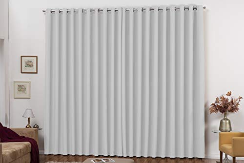 Cortina Blackout em Tecido com Ilhós Sala Quarto 4,00 X 2,80 Branco