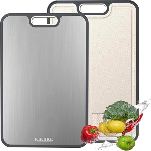 Titanium Cutting Board Double Sided Titanium Cutting Boards for K...