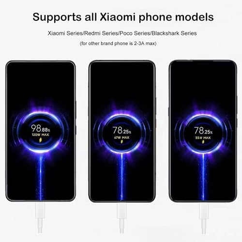 Image of HyperCharge Type C Cable 100cm | 120W, 100W, 80W, 67W Fast Charging USB-C Wire | Compatible with OnePlus, Xiaomi, Redmi, Realme, iQOO, Infinix, Poco, Mi, Tablets, Laptops & Smartphones