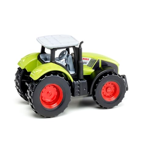 siku 1030, Claas Axion 950 Traktor, Metall/Kunststoff, Grün, Inkl. Anhängerkupplung, Räder mit gummierten Reifen