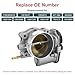 zayody Electronic Throttle Body Compatible with 2008 2009 Chevy Trailblazer GMC Envoy Isuzu Ascender Saab 9-7x Replacement for 977-360 S20093 TB1073 F00H600078 12616437 12694872