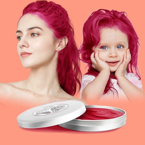 HaiolorPro Red Temporary Hair Color Wax for Kids & Adults