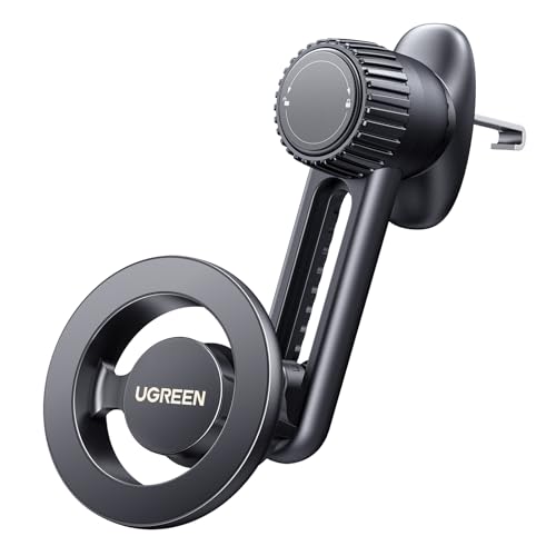 UGREEN Suporte Magnético para Celular MagSafe para Carro, Sem Bloqueio de Saídas de Ar, Suporte Magnético Aprimorado para Celular, Compatível com iPhone 16/15 Pro Max, 14/13/12 Pro Mini e Capa MagSafe