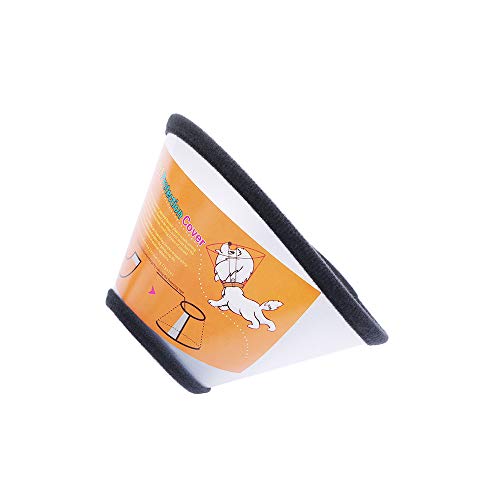 YITAQI 1pc Dog Cat E-Collar Protection Cone, Pet Wound Healing Head Cone Animal Medical Surgery Recovery Neck Collar(18-22cm) YITAQI 1pc Dog Cat E-Collar Protection Cone, Pet Wound Healing Head Cone Animal Medical Surgery Recovery Neck Collar(18-22cm)