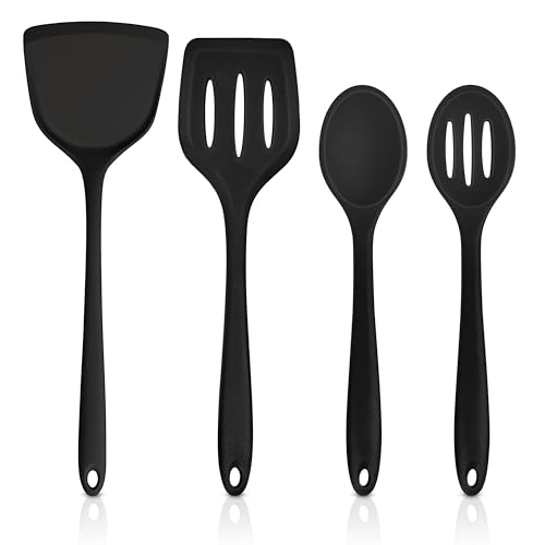 TeamFar 4-Piece Silicone Utensil Set