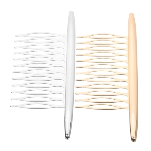 MUCKLILY 2Pcs Hair Combs for Women Elegant Hair Accessories Simple Hairpins for Various Hairstyles for Weddings Special Occasions