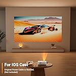 ARTSEA Portable Bluetooth Mini Projector - HD 1080P Supported Movie Projector for iPhone, Home Theater Video Projector Compatible with iOS/Android Phone/Tablet/Laptop/PC/TV Stick/Box/USB Drive/DVD - Image 4