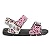 Pointodoor Leopard Print-Pink Sandals for Girls Boys Kids Toddler Fashion Summer Slide Sport Sneakers Anti Slip Sport Athletic Outdoor Sandals Back to School
