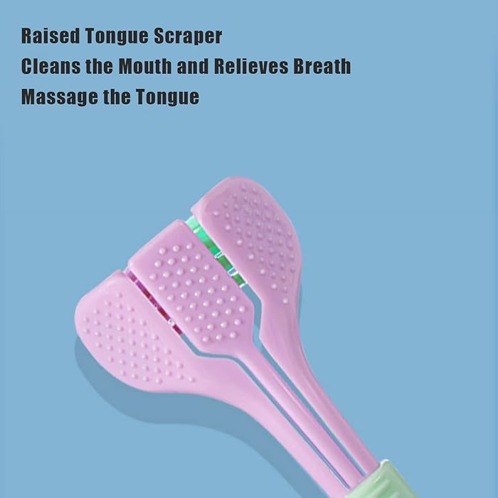 Image of 3-Pack Three-Sided Sensory Toothbrush - Autism-Friendly, Travel-Sized, Adult & Kid Teeth & Gum Care