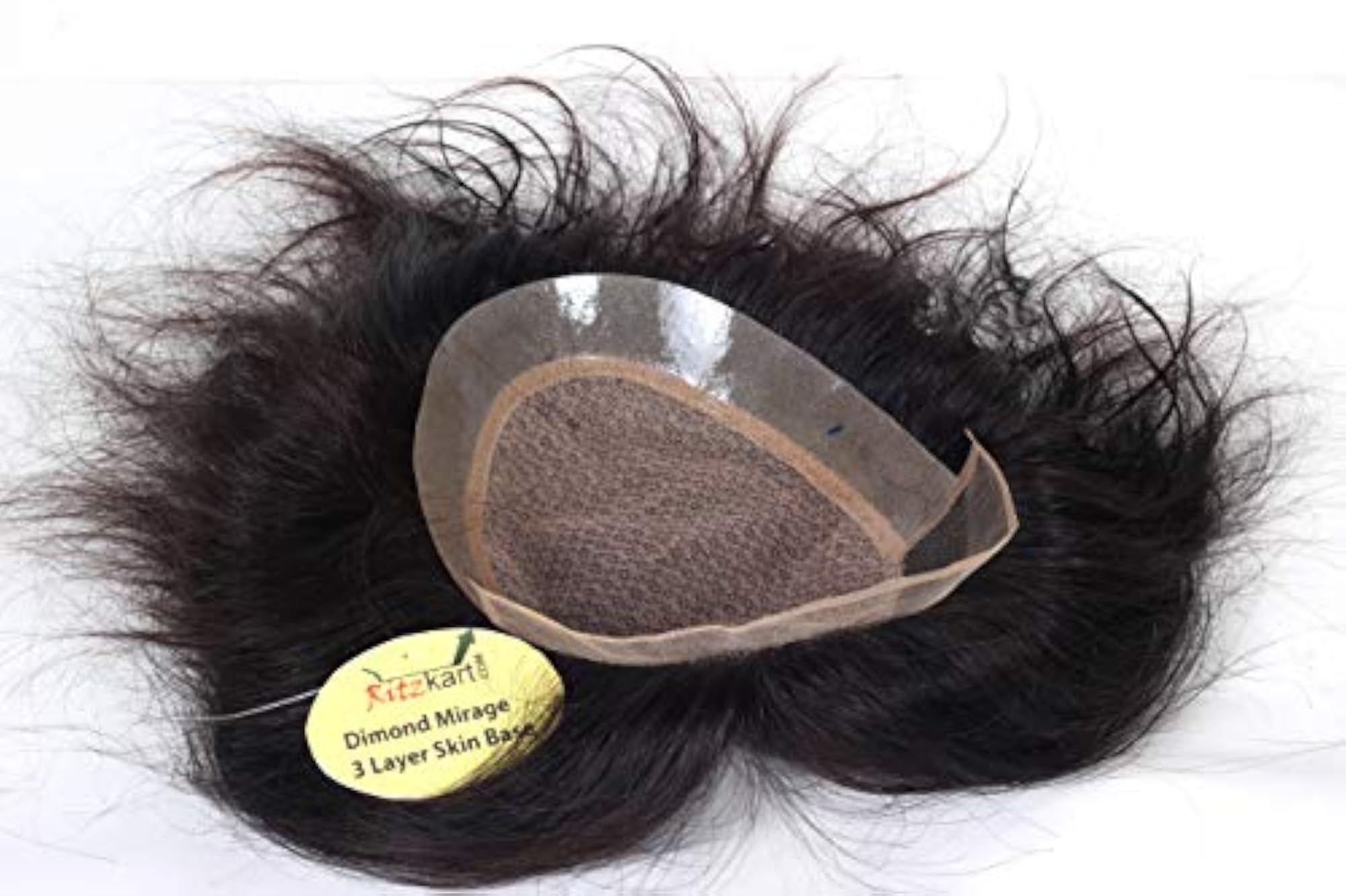 Natural Black Human Hair DIAMOND Mirage Patch for Men