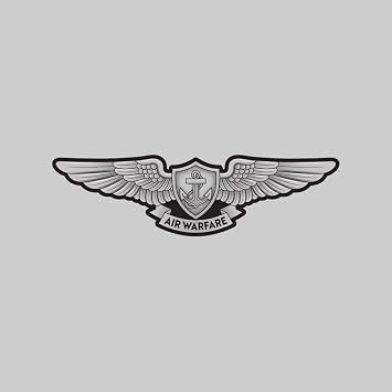 EAWS Enlisted Aviation Warfare Specialist Badge Wings - Color Sticker - Decal - Diecut - Aviation Badges Military - 6.00x1.70