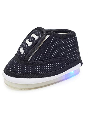 CHIU Kids LED Light Shoes with Chu Chu Music Sound & Dotted Print for Baby Girls and Boys