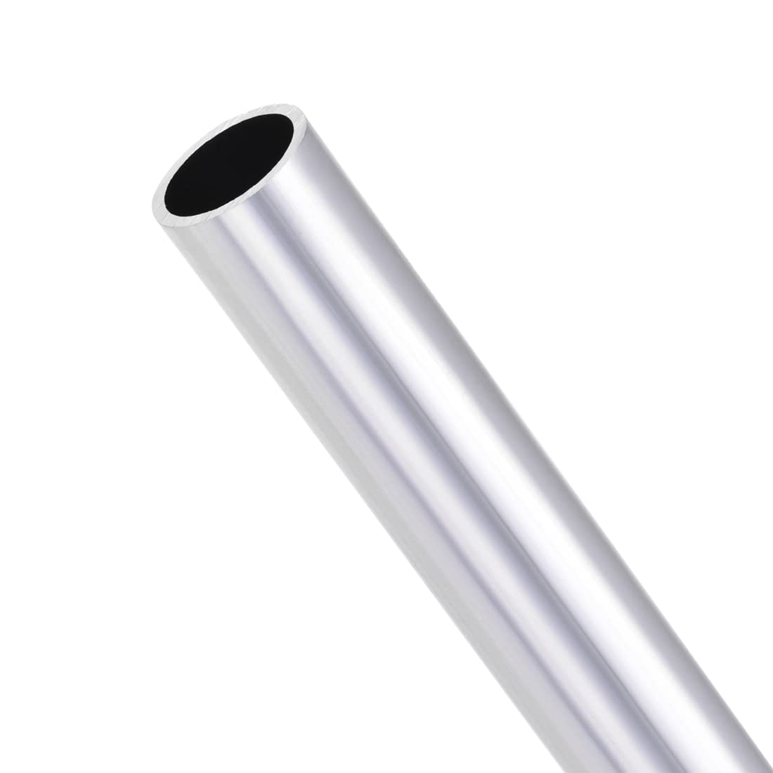LAVMHAB 6063, tubo rotondo in alluminio, 31 mm x 29 mm, spessore parete 300 mm, lunghezza 300 mm, tubi rotondi in alluminio, tubi dritti (2 pezzi