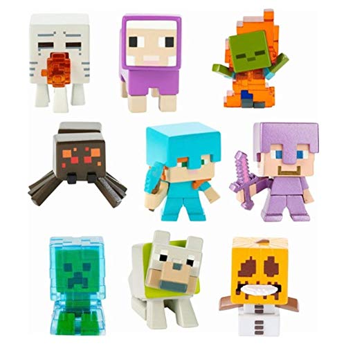 Minecraft Mini Figure, Miniature Collectible Action, Adventure and Storytelling Play and Display Gift for Minecraft Fans Age 6 and Older (Styles May Vary)