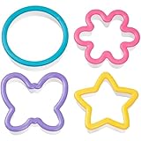 Wilton 4-Piece Comfort Grip Cookie Cutter Set, Assorted