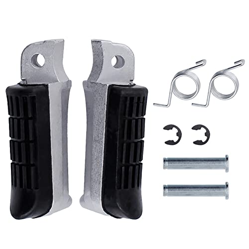 Road Passion Pedales Del Pie Del Pedal Del Reposapiés Delantero De La Conjunto Compatible para Honda CB400 VTEC400 / VFR800 / VTR1000 / CBR1100XX / CBR900RR / CBR600 F Hurricane Cover