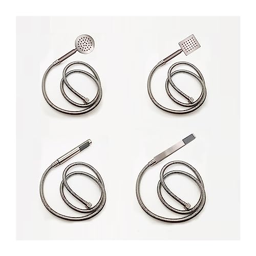 Ensemble de douche acier inoxydable au design nickel brossé durable