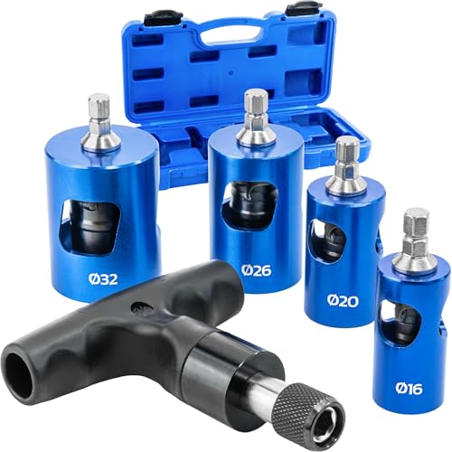 BOOPARTS Kit Pro – Calibreur & Ébavureur Ø16/20/25/32 mm | Outil 2-en-1 pour Tuyaux Multicouches, PEX, PER & Composites | Poignée Ergonomique – Finition Pro & Précision d’Atelier