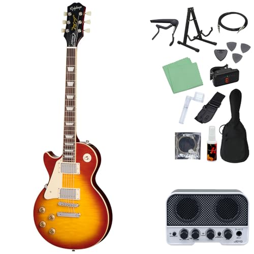 Epiphone Les Paul Standard 50s Left-Handed Figured Top Washed Cherry Sunburst GLM^[S14_ZbgyBluetoothڃ~jAvtz teB p X|[