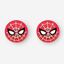 Silicone Analog Controller Grips Cap Thumb Stick Joystick Cover for PS4 PS3 Xbox 360 Xbox One Nitntend Switch Pro Wii u Controller Game Accessories (Spider-Man)