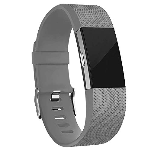 BUMVOR Strap for Fitbit Charge 2, Adjustable Replacement Sports Belt Smartwatch Wristband