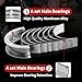 EPChunMi STD 12610603 Crankshaft Main Bearings Set for Buick for Cadillac for Chevrolet for GMC for Pontiac for Saab 2.0 2.8 3.0 3.6L 2004-2017 Standard Size Replace 12648786 12585761 12585764
