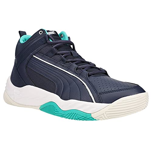 PUMA PUMA Men's Rebound Future Evo Sneaker,Black Blue,8