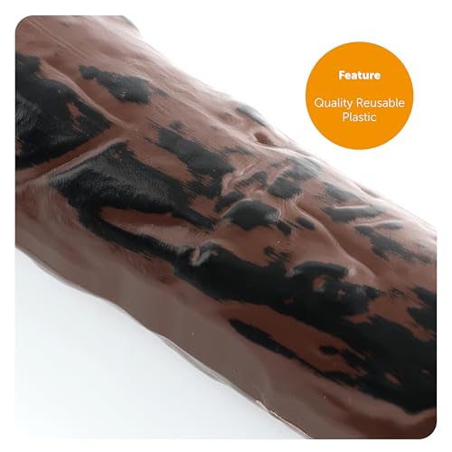 Woodsman Axe With Brown Handle Fancy Dress Accessory - Pack of 1 - Plastic Axe Prop With Wooden Handle - Perfect Fake Axe for Halloween and Book Fancy Dress Prop - Image 2