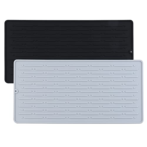 La Mejor Selección de Lavavajillas estrechos los más recomendados. 44 BDYLYS 2 alfombrillas de silicona para platos, estrechas y pequeñas, aptas para lavavajillas, 30 x 14,5 x 2 cm