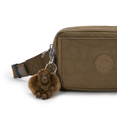 Image of Kipling Women's Abanu Multi Crossbody Bag, Lightweight, Adjustable Nylon Waist Pack with Multi-Compartment Zip Pockets