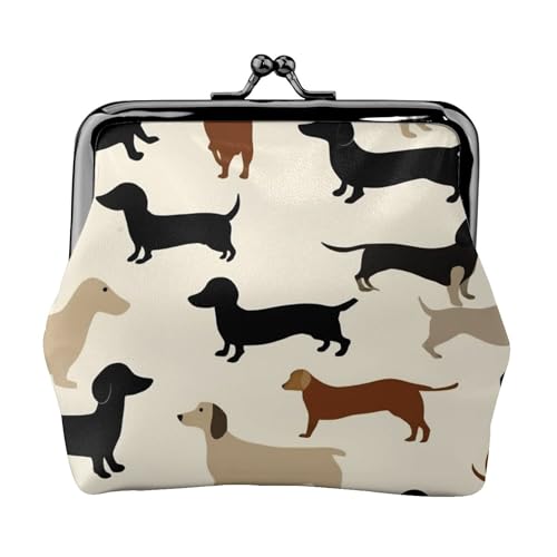 Coin Purse Pouch Cartoon Dachshund Weiner Dog Pet Dogs (3) Change Purse Coin Pouch Cute Change Bag Handbag Small Wallet Christmas Birthday Gift For Women